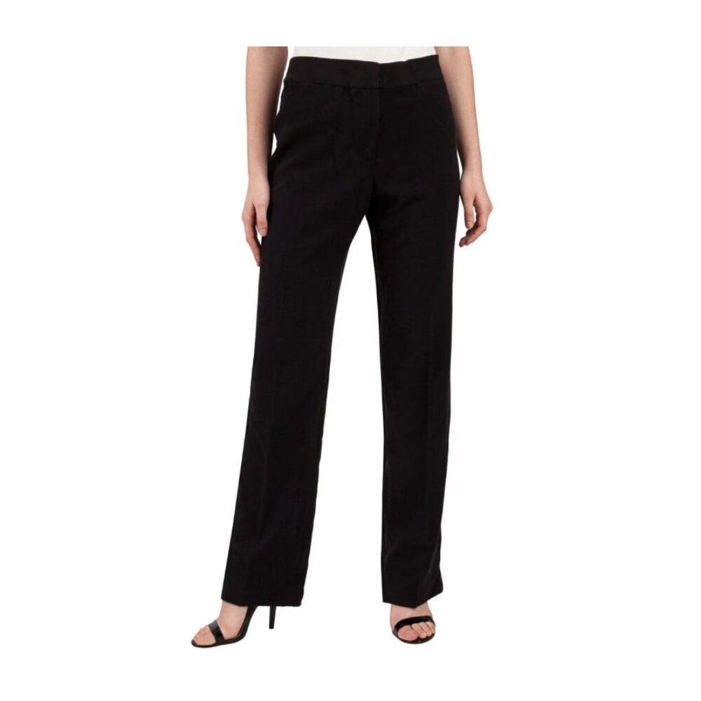 VTG Adrienne Vittadini Classico Wide Leg Trousers Black